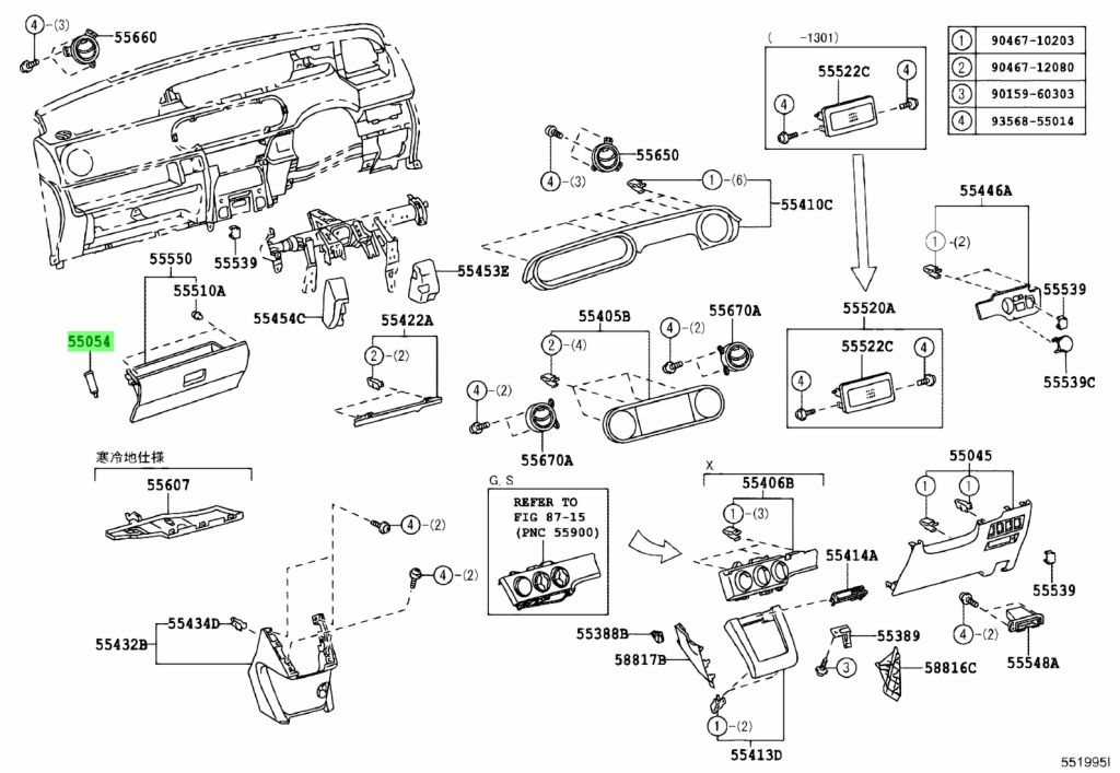 55054 33060 toyota